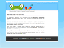 Tablet Screenshot of forums.monitoring-fr.org